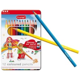 Colored Pencil Bruynzeel Basic 12/Pack Tin - Image 2