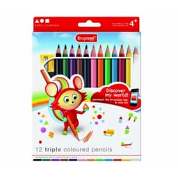 Colored Pencil Bruynzeel Triple 12/Pack - Image 3