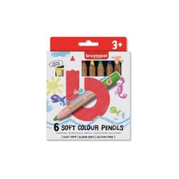 Colored Pencil Bruynzeel Soft 6/Pack 60119006 - Image 2