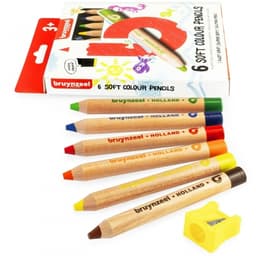 Colored Pencil Bruynzeel Soft 6/Pack 60119006 - Image 3