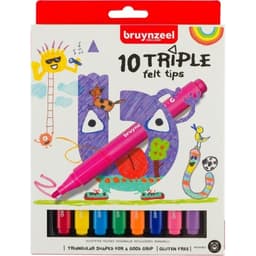 Marker Bruynzeel Triple 10/Pack 60123010 - Image 1
