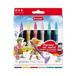 Marker Bruynzeel Glitter 6/Pack 60126006 - Image 2