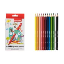 Colored Pencil Bruynzeel Mega 12/Pack 60517012 - Image 2