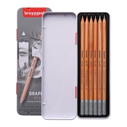 Pencil Bruynzeel Hb Graphite 6/Pack Tin 60211006 - Image 2