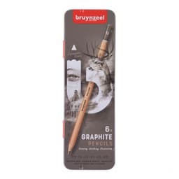 Pencil Bruynzeel Hb Graphite 6/Pack Tin 60211006 - Image 1