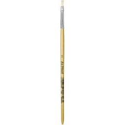 Davinci Brush Flat White Bristle 129 . Size  2 - Image 1