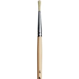 Davinci Brush Round White Bristle 128 . Size 4 - Image 2