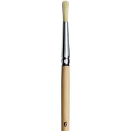 Davinci Brush Round White Bristle 128 . Size 6 - Image 2