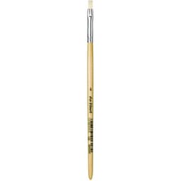 Davinci Brush Flat White Bristle 129 . Size 4 - Image 1