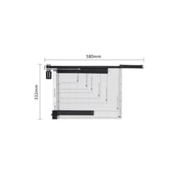 Paper Trimmer Comix Metal B4 Grey B2782 - Image 2