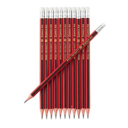 Pencil Comix Hb 12/Pack W/Eraser Assorted Mp2022 - Image 1