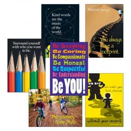 Poster Trend Thinky Positively Set,6 posters per pack, Ta-67909 - Image 1