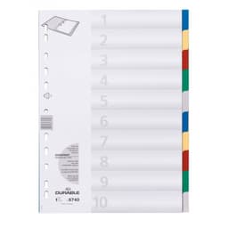 Divider Durable A4 Pp 10Tabs Assorted 6740-27 - Image 2