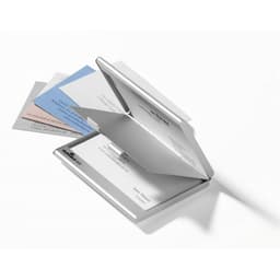 Card Case Durable Duo 20 Cards Silver 2433-23 - Image 6