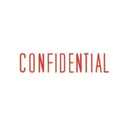 Stamp Shiny Pre-Inked "Confidential" - Image 2