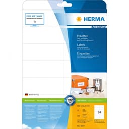 Label Herma Super Print A4  25Sh/Pack White - Image 3