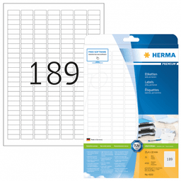 Label Herma Super Print A4  25Sh/Pack White - Image 29