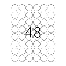 Label Herma Super Print A4  25Sh/Pack Round White - Image 5