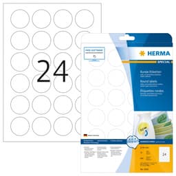 Label Herma Super Print A4  25Sh/Pack Round White - Image 7