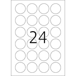 Label Herma Super Print A4  25Sh/Pack Round White - Image 8