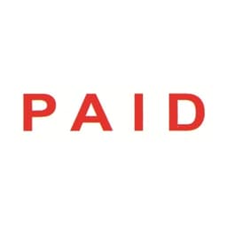 Stamp Shiny Pre-Inked "PAID" - Image 2