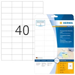 Label Herma Super Print A4  25Sh/Pack  Transparent - Image 9