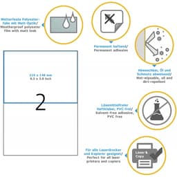 Label Herma Super Print A4  25Sh/Pack  Transparent - Image 11