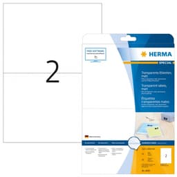 Label Herma Super Print A4  25Sh/Pack  Transparent - Image 10