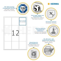 Label Herma Super Print A4 100Sh/Pack White - Image 15