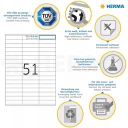 Label Herma Super Print A4 100Sh/Pack White - Image 30
