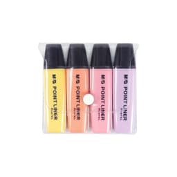 Highlighter M&G 4/Pack Pastel Assorted Ahm21580 - Image 2
