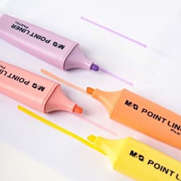 Highlighter M&G 4/Pack Pastel Assorted Ahm21580 - Image 4