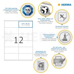 Label Herma Super Print A4 100Sh/Pack White - Image 60