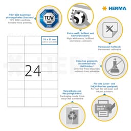 Label Herma Super Print A4 100Sh/Pack White - Image 67