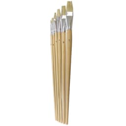 Brush Colour Magus Flat Bristle Hair 6/Pack 2044 - Image 2