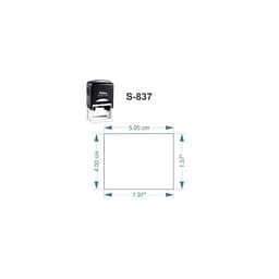 Stamp Shiny S-837 50X40 Mm - Image 2