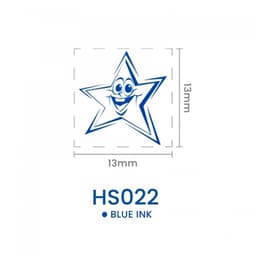 Stamp Shiny Pre-Inked "Smiley Star" - Image 2
