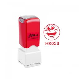 Stamp Shiny Pre-Inked "Happy Face" - Image 1