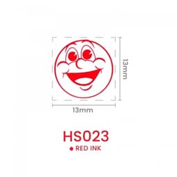 Stamp Shiny Pre-Inked "Happy Face" - Image 2