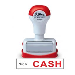 Stamp Shiny Pre-Inked "Cash" - Image 1