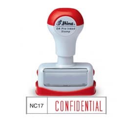 Stamp Shiny Pre-Inked "Confidential" - Image 1