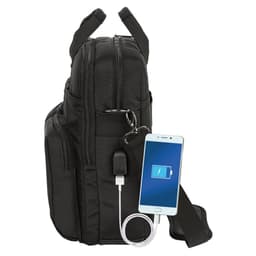 Laptop Bag Business 15.6 Inch Shoulder Black - Image 2