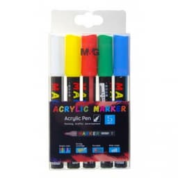 Marker M&G Acrylic 5/Pack Apl976D8 - Image 1