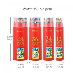 Colored Pencil Aquarelle M&G 24/Pack Awp36810 - Image 4