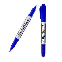 Marker Permanent Flexoffice Cd Twin Blue Fo-Pm01 - Image 4