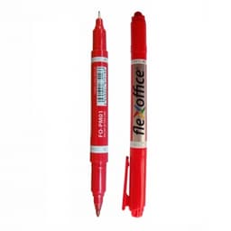 Marker Permanent Flexoffice Cd Twin Blue Fo-Pm01 - Image 3