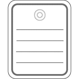 Merchandise Tag Herma 40X50Mm 1000/Pack 6821 - Image 2