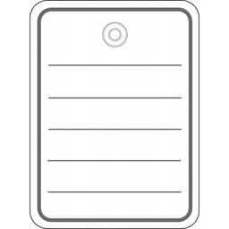 Merchandise Tag Herma 48X65Mm 1000/Pack 6841 - Image 2