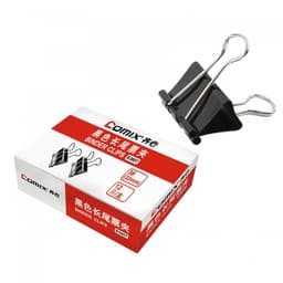 Binder Clip Comix 32Mm 12/Pack Black B3607 - Image 1