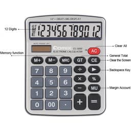 Calculator Comix 12 Digits Grey Cs-3282 - Image 4